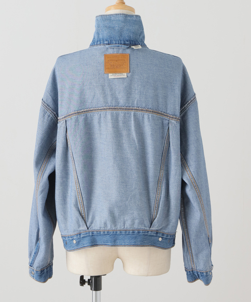 Levi’s MADE＆CRAFTED（リーバイスメードアンドクラフテッド）の「【LEVI’S/リーバイス】90S TRUCKERSOFT AS BUTTER MID：デニムジャケット（デニムジャケット・レディース・サックスブルー・SMALL/MEDIUM）」の18枚目の写真
