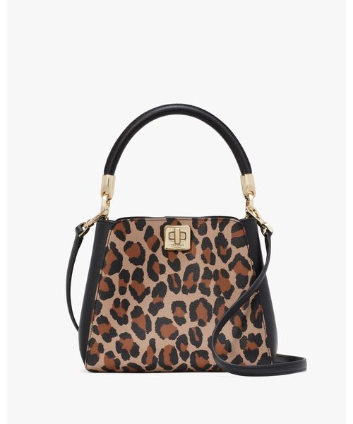 【セール】フィービー スポッテッド レオパード プリント トップ ハンドル サッチェル（ハンドバッグ）｜kate spade new york（ケイトスペード ニューヨーク）