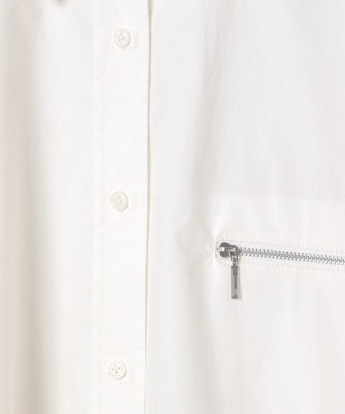 JEANASIS(ジーナシス)の「コットンワイドBIG ZIPシャツLS/150148(シャツ/ブラウス・レディース・ネイビー/ホワイト/ライトグレー・FREE)」の17枚目の写真
