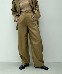 y/m | ヘザーエステルツイルタックカーブパンツ(その他パンツ)