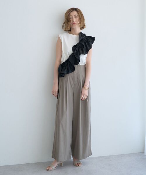 YECCA VECCA(イェッカヴェッカ)の「ラッフルドローストリングベルト(ベルト・レディース・ブラック・FREE)」の18枚目の写真