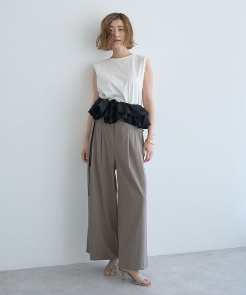 YECCA VECCA(イェッカヴェッカ)の「ラッフルドローストリングベルト(ベルト・レディース・ブラック・FREE)」の5枚目の写真