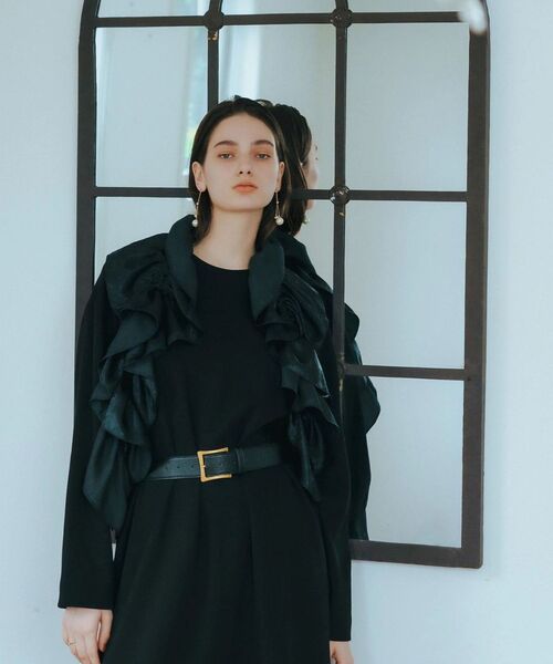 YECCA VECCA(イェッカヴェッカ)の「ラッフルドローストリングベルト(ベルト・レディース・ブラック・FREE)」の7枚目の写真