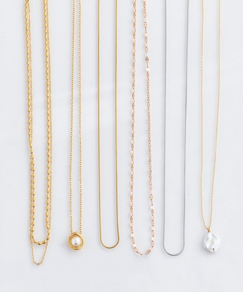 医療用ステンレス❤️天然シェルパールパール❤️サソリモチーフ　18Kgf Fresh Water Pearl Toggle Clasp Necklace シルバー淡水パール