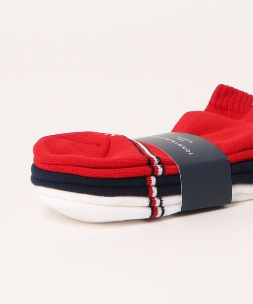 TOMMY HILFIGER（トミーヒルフィガー）の「【3足セット】TOMMY HILFIGER メンズ レディース オーガニックコットン混 足底パイル ワンポイントロゴ スニーカーソックス 92554054（ソックス/靴下・メンズ・その他2/その他3/ブラック・23～25cm/25～27cm）」の19枚目の写真