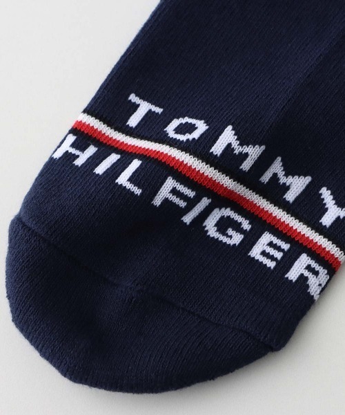 TOMMY HILFIGER（トミーヒルフィガー）の「【3足セット】TOMMY HILFIGER メンズ レディース オーガニックコットン混 足底パイル ワンポイントロゴ スニーカーソックス 92554054（ソックス/靴下・メンズ・その他2/その他3/ブラック・23～25cm/25～27cm）」の6枚目の写真