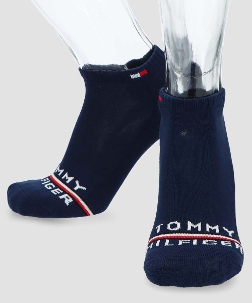 TOMMY HILFIGER（トミーヒルフィガー）の「【3足セット】TOMMY HILFIGER メンズ レディース オーガニックコットン混 足底パイル ワンポイントロゴ スニーカーソックス 92554054（ソックス/靴下・メンズ・その他2/その他3/ブラック・23～25cm/25～27cm）」の12枚目の写真