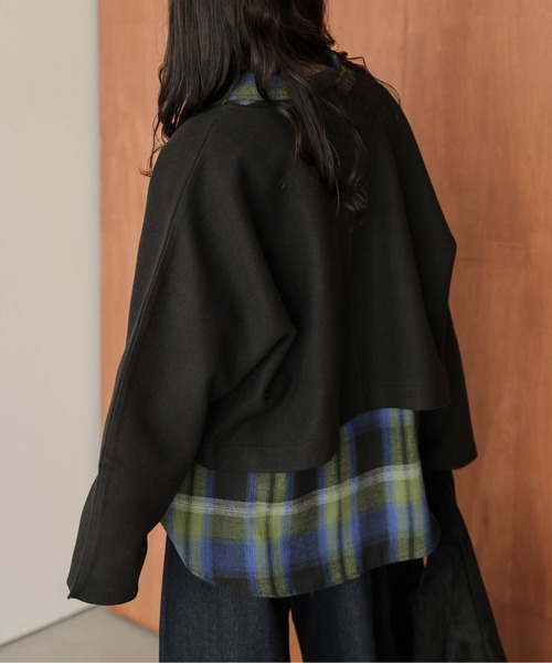 セール】Wジップノーカラージャケット（ノーカラージャケット）｜AMELY