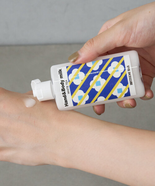 BIRTHDAY BAR（バースデイバー）の「MOTIF GEOMETRY　Hand＆Bodymilk（ハンドケア/ハンドクリーム・レディース・ホワイト/ピンク/イエロー/ブルー・0）」の3枚目の写真