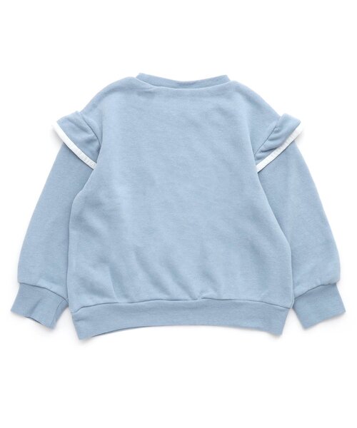 apres les cours(アプレレクール)の「7days Style/パイピングフリルトレーナー(スウェット・キッズ・ブルー/ブラック/アイボリー/ラベンダー・80/90/100/110/120/130/140)」の21枚目の写真