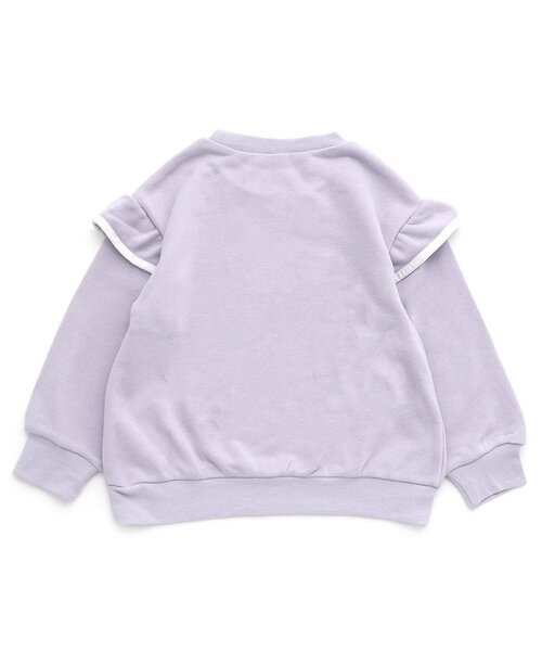 apres les cours(アプレレクール)の「7days Style/パイピングフリルトレーナー(スウェット・キッズ・ブルー/ブラック/アイボリー/ラベンダー・80/90/100/110/120/130/140)」の19枚目の写真