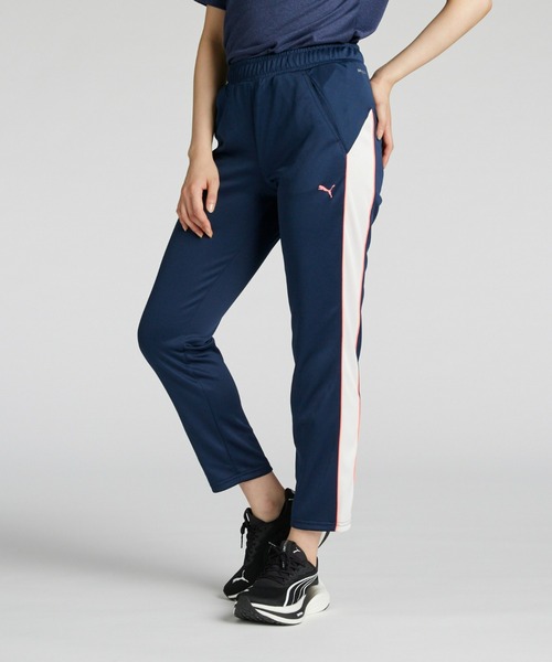 PUMA（プーマ）の「PUMA プーマ ウィメンズ トレーニング ファンデーション ニット パンツ（その他パンツ・レディース・ネイビー/ブラック・X-LARGE/SMALL/LARGE/MEDIUM）」の2枚目の写真