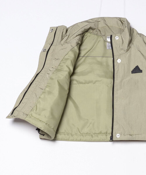 adidas(アディダス)の「シティ エスケープ クロップベスト / アディダス adidas(ダウンベスト・レディース・ブラウン・MEDIUM/X-LARGE/SMALL)」の8枚目の写真