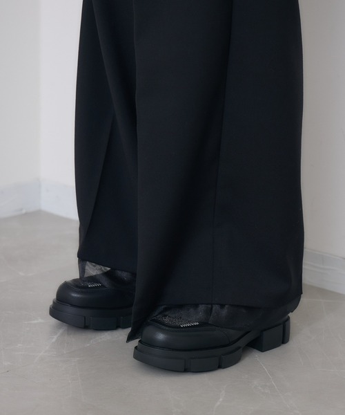 Paradise Picnic（パラダイスピクニック）の「JETEE  ラメニットブーツ（ブーツ・レディース・グレー/ブラック・MEDIUM/LARGE）」の16枚目の写真