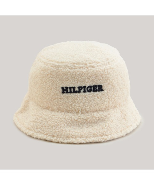 TOMMY HILFIGER（トミーヒルフィガー）の「モノタイプテディバケットハット（ハット・キッズ・ホワイト・L-XL/S-M）」の3枚目の写真