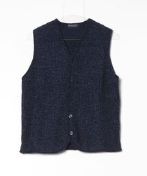BRICK HOUSE by TOKYO SHIRT | ワッフルモール糸 メンズニットジレ(ベスト)