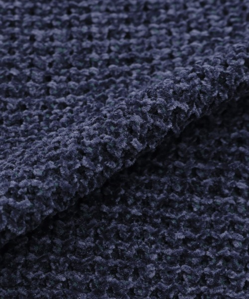 BRICK HOUSE by TOKYO SHIRT(ブリックハウス)の「ワッフルモール糸 メンズニットジレ(ベスト・メンズ・ネイビー/ブラック・LL/M/L/XL)」の10枚目の写真