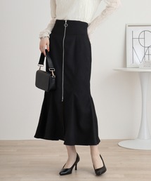 laulea 前ZIP全開 マーメイドスカート 90cm丈