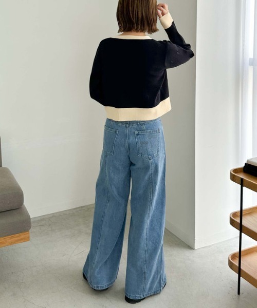 archives（アルシーヴ）の「ミラノリブニットカーディガン（カーディガン/ボレロ・レディース・アイボリー/ブラック/ブルー/ブラウン/レッド系その他・MEDIUM）」の10枚目の写真