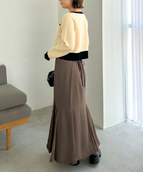 archives（アルシーヴ）の「ミラノリブニットカーディガン（カーディガン/ボレロ・レディース・アイボリー/ブラック/ブルー/ブラウン/レッド系その他・MEDIUM）」の14枚目の写真