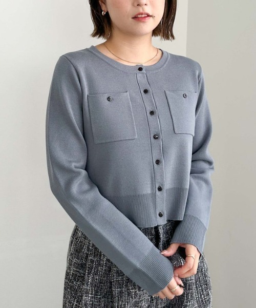 archives（アルシーヴ）の「ミラノリブニットカーディガン（カーディガン/ボレロ・レディース・アイボリー/ブラック/ブルー/ブラウン/レッド系その他・MEDIUM）」の22枚目の写真