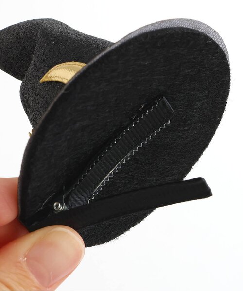 apres les cours（アプレレクール）の「魔女ハットヘアクリップ（バレッタ/ヘアクリップ・キッズ・ブラック・FREE）」の7枚目の写真