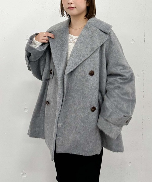 archives（アルシーヴ）の「シャギーダブルコート（その他アウター