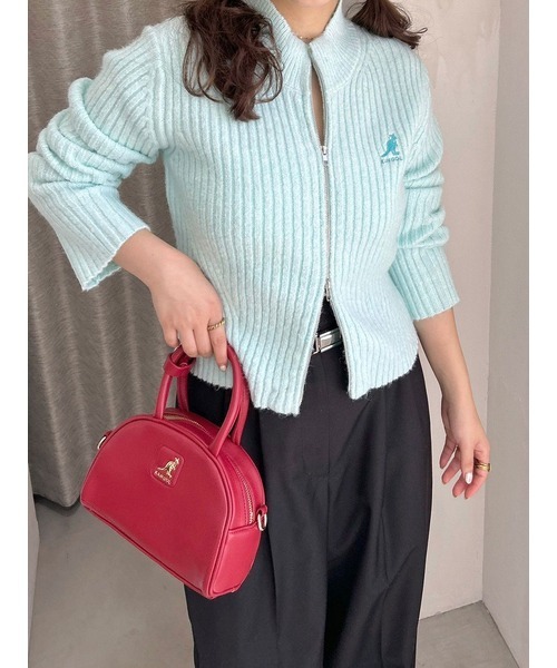 LILY BROWN（リリーブラウン）の「【LILY BROWN×KANGOL】ミニボストンバッグ（ショルダーバッグ・レディース・レッド/ブラック/シルバー・FREE）」の16枚目の写真