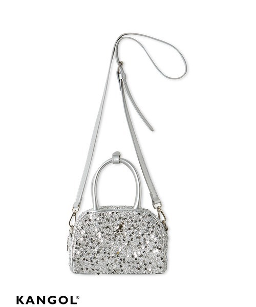 LILY BROWN（リリーブラウン）の「【LILY BROWN×KANGOL】ミニボストンバッグ（ショルダーバッグ・レディース・レッド/ブラック/シルバー・FREE）」の5枚目の写真