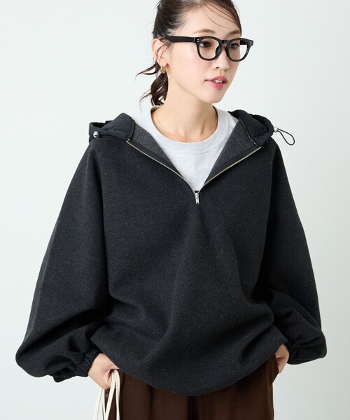 【セール】限定展開 中綿 異素材 ドッキング 切り替え パーカー（パーカー）｜FREAK'S STORE（フリークスストア）