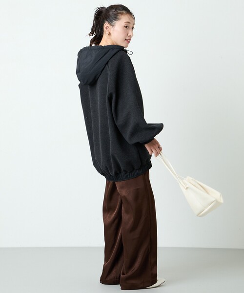 【セール】限定展開 中綿 異素材 ドッキング 切り替え パーカー（パーカー）｜FREAK'S STORE（フリークスストア）