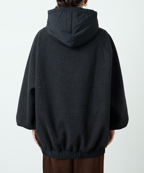 【セール】限定展開 中綿 異素材 ドッキング 切り替え パーカー（パーカー）｜FREAK'S STORE（フリークスストア）