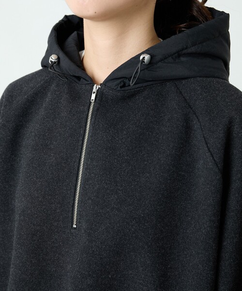 【セール】限定展開 中綿 異素材 ドッキング 切り替え パーカー（パーカー）｜FREAK'S STORE（フリークスストア）