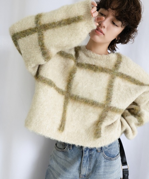 select MOCA（セレクトモカ）の「【ZOZO限定】チェック柄シャギー