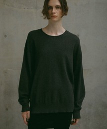 リラクシーカシミヤニットプルオーバー