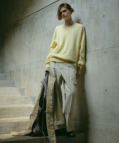 ETRE TOKYO(エトレトウキョウ)の「リラクシーカシミヤニットプルオーバー(ニット/セーター・レディース・レッド/イエロー/グレー・FREE)」の13枚目の写真