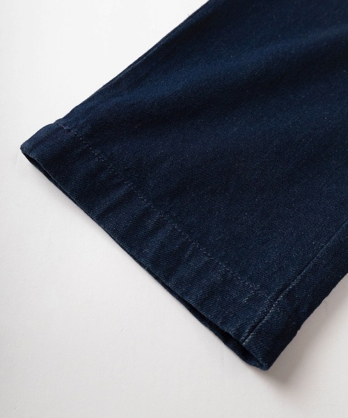 make a ray!（メイク ア レイ！）の「ワイドシルエット ワンタック デニムパンツ/ブラックデニム/ビッグシルエット/ユニセックス/ワイドテーパード（デニムパンツ・メンズ・インディゴブルー/ブラック・L/M）」の16枚目の写真