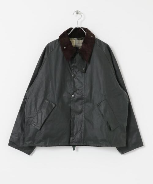 Barbour（バブアー）の「OS TRANSPORT WAX JACKET（その他アウター・メンズ・カーキ/ブラック・38/36）」の2枚目の写真