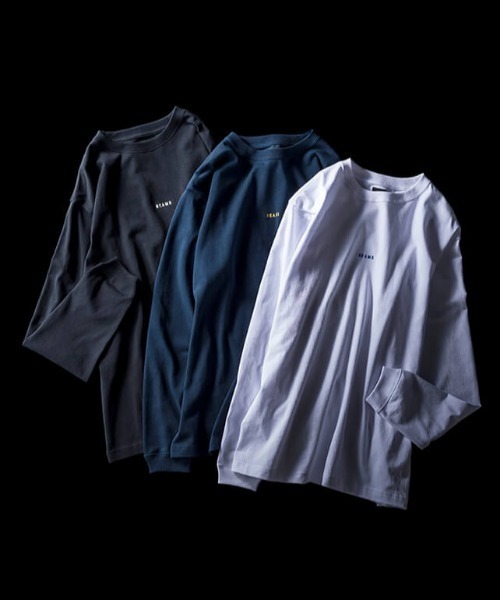 BEAMS(ビームス)の「【ビームスの百名品】ミニロゴ クルーネック Tシャツ(Tシャツ/カットソー・メンズ・ホワイト/ブラック/ネイビー・X-LARGE/LARGE/MEDIUM/SMALL/XX-LARGE)」の1枚目の写真