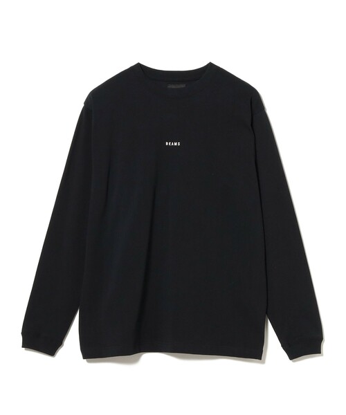 BEAMS(ビームス)の「【ビームスの百名品】ミニロゴ クルーネック Tシャツ(Tシャツ/カットソー・メンズ・ホワイト/ブラック/ネイビー・X-LARGE/LARGE/MEDIUM/SMALL/XX-LARGE)」の2枚目の写真