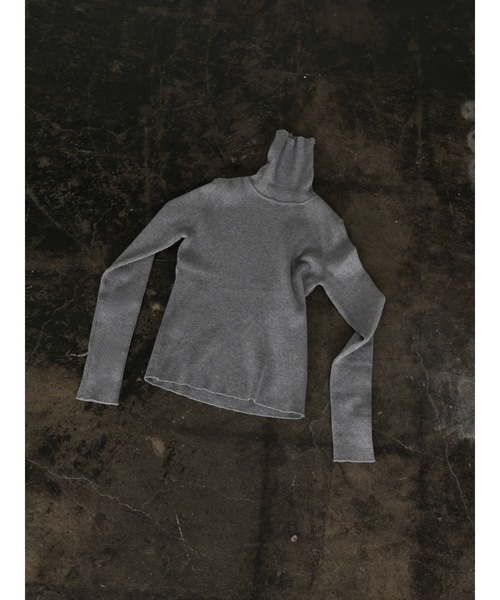 Katrin TOKYO（カトリーントーキョー）の「color rib turtle knit（ニット/セーター・レディース・ブルー/グレー/レッド/キャメル・XS/FREE）」の2枚目の写真