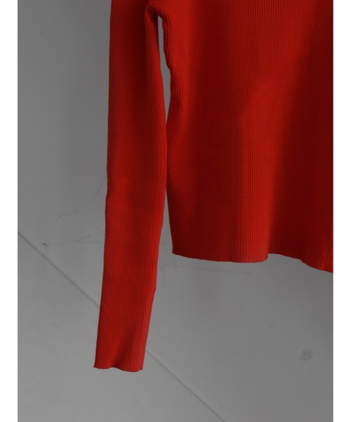 Katrin TOKYO（カトリーントーキョー）の「color rib turtle knit（ニット/セーター・レディース・ブルー/グレー/レッド/キャメル・XS/FREE）」の10枚目の写真