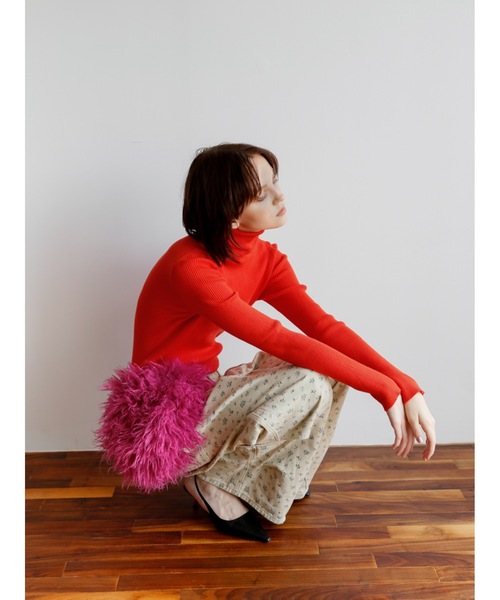 Katrin TOKYO（カトリーントーキョー）の「color rib turtle knit（ニット/セーター・レディース・ブルー/グレー/レッド/キャメル・XS/FREE）」の16枚目の写真