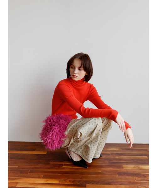 Katrin TOKYO（カトリーントーキョー）の「color rib turtle knit（ニット/セーター・レディース・ブルー/グレー/レッド/キャメル・XS/FREE）」の17枚目の写真