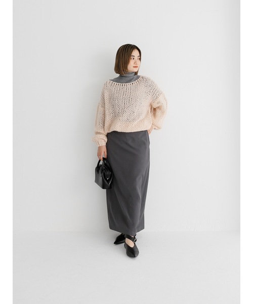Katrin TOKYO（カトリーントーキョー）の「color rib turtle knit（ニット/セーター・レディース・ブルー/グレー/レッド/キャメル・XS/FREE）」の5枚目の写真