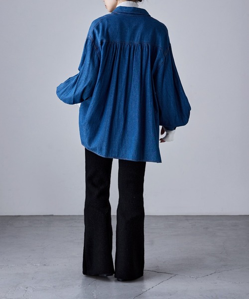 etoll.（エトル）の「アルパカタッチリブニットフレアパンツ（その他パンツ・レディース・モカ/グレー/ブラック・FREE）」の6枚目の写真