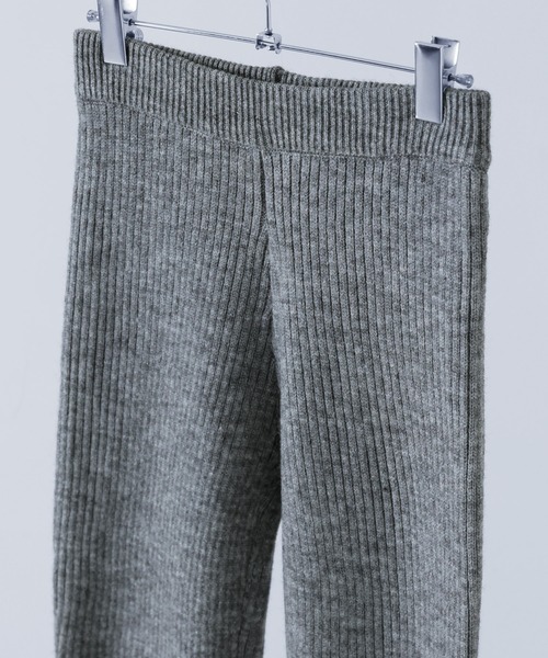 etoll.（エトル）の「アルパカタッチリブニットフレアパンツ（その他パンツ・レディース・モカ/グレー/ブラック・FREE）」の21枚目の写真