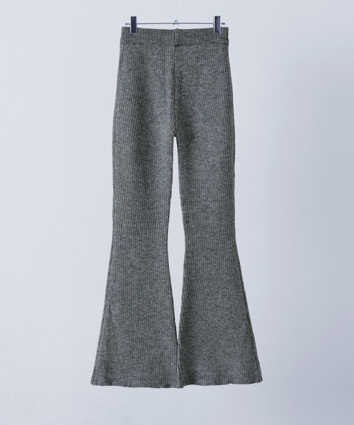 etoll.（エトル）の「アルパカタッチリブニットフレアパンツ（その他パンツ・レディース・モカ/グレー/ブラック・FREE）」の20枚目の写真