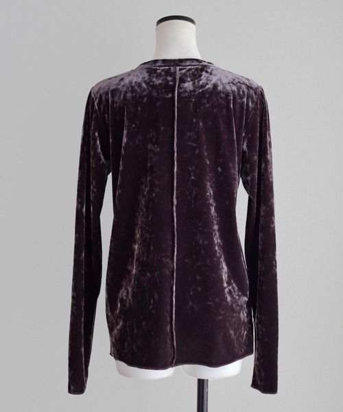 Marient（マリエント）の「ベロアTOPS（Tシャツ/カットソー・レディース・ブラック/ダークブラウン/ブラウン・FREE）」の14枚目の写真