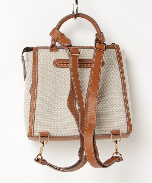 FOSSIL(フォッシル)の「フォッシル リュックサック レディース キャンバス/コットン ライトブラウン 7.9インチのiPad収納可 ZB1838248(バックパック/リュック・レディース・ベージュ・FREE)」の6枚目の写真